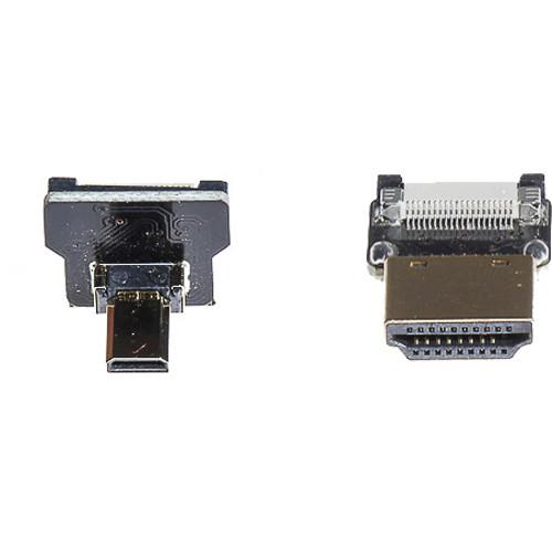 Aerialpixels Ultra Thin Right-Angle Micro HDMI to Standard HDMI Flat Ribbon Cable