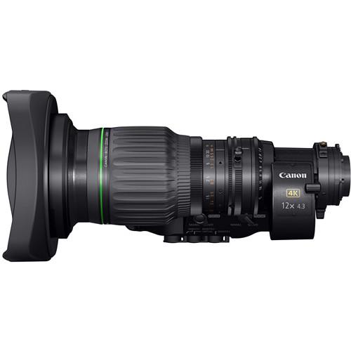 Canon 4.3-52mm 4K UHD Portable Semi-Servo Lens with 2x Extender