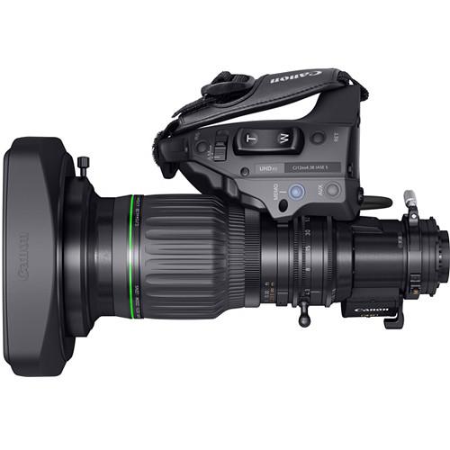 Canon 4.3-52mm 4K UHD Portable Semi-Servo Lens with 2x Extender