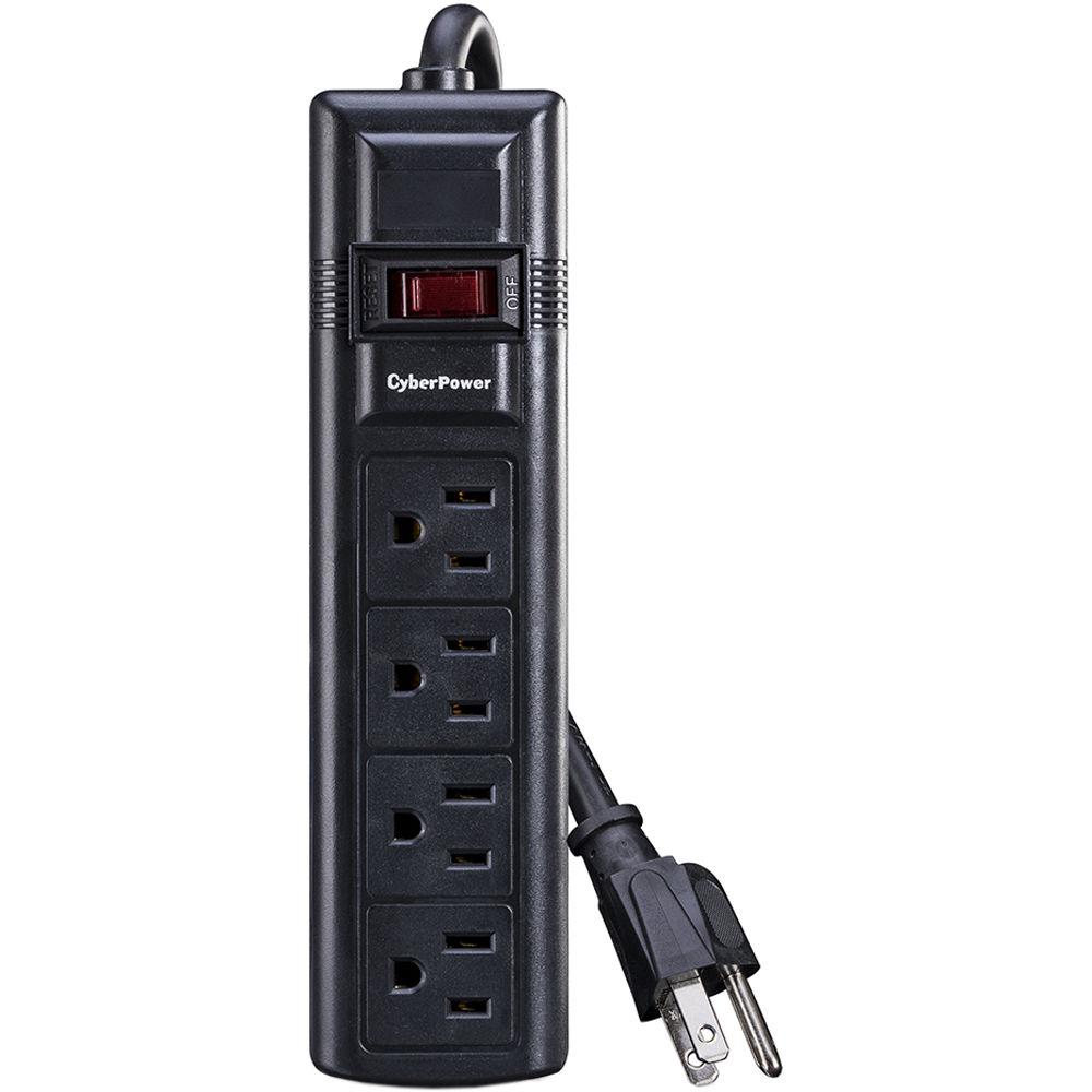 CyberPower CSB404 4-Outlet Essential Series Surge Protector