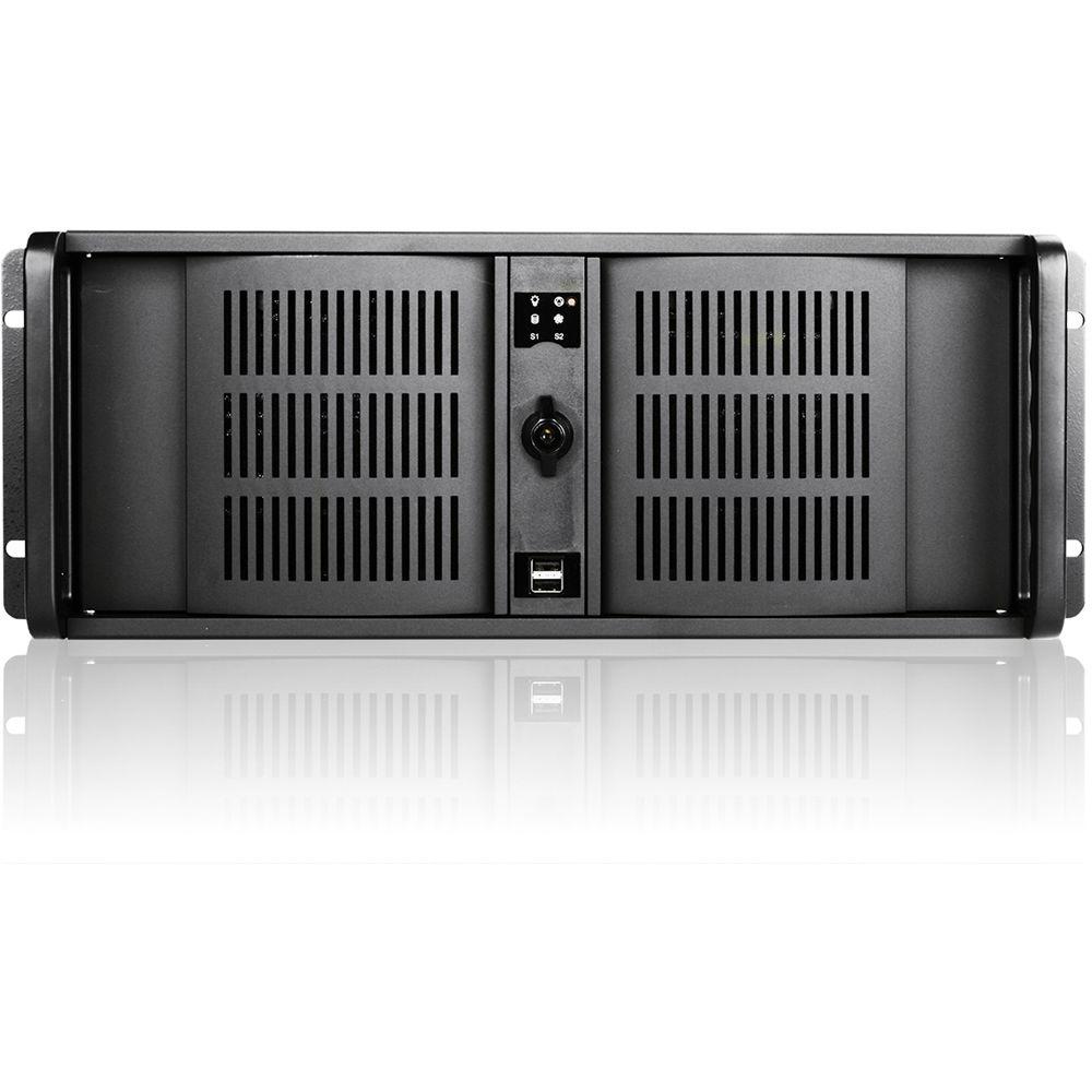 iStarUSA D-407L 4 RU High-Performance Rackmount Chassis with 500W Redundant Power Supply