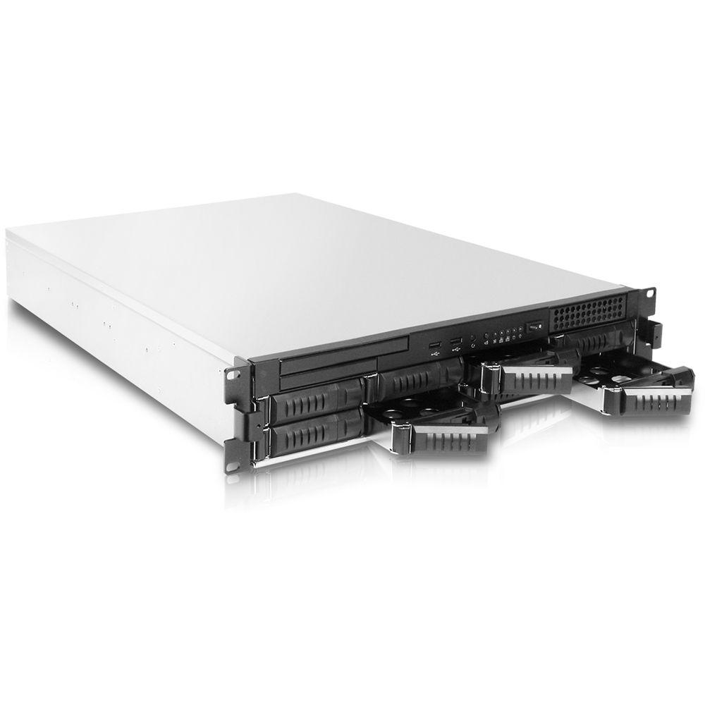 iStarUSA EX2M8 2 RU 8-Bay Storage Server Rackmount Chassis with 750W Redundant Power Supply