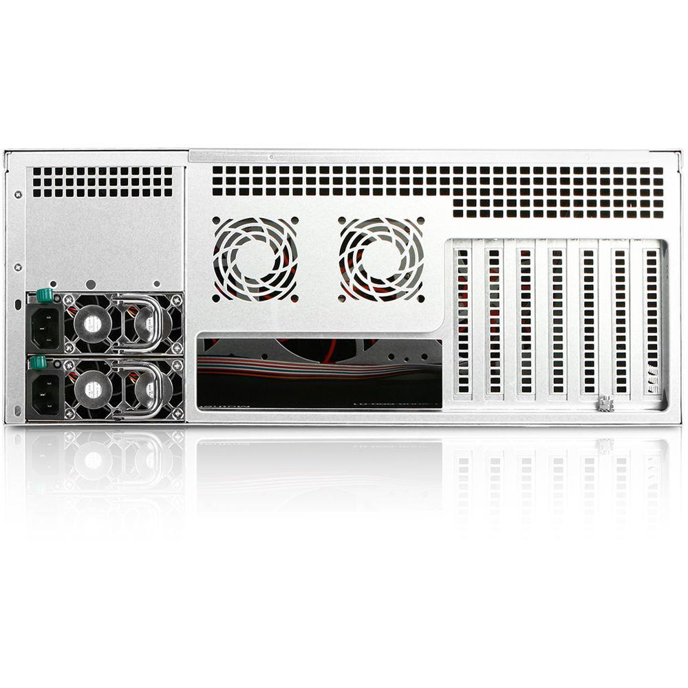 iStarUSA EX4M24 4 RU 24-Bay Storage Server Rackmount Chassis with 750W Redundant Power Supply