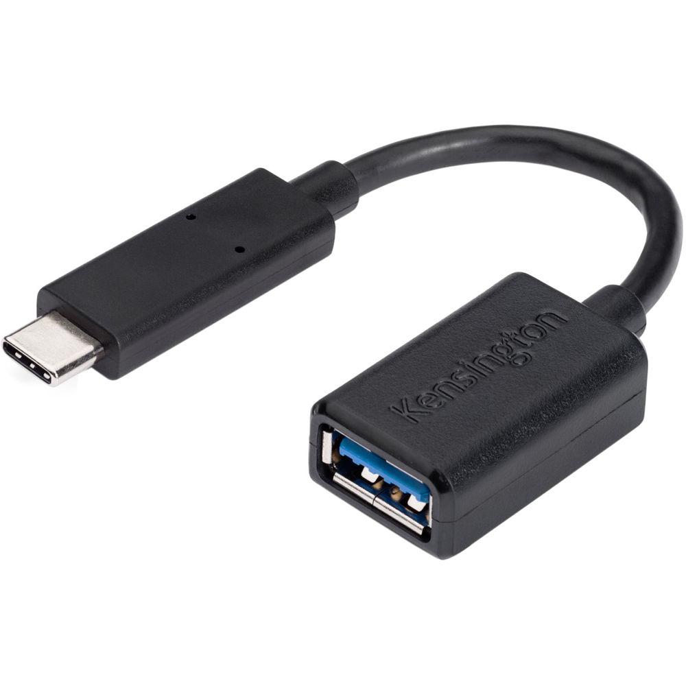 Kensington USB 3.1 Gen 1 Type-C Male to USB Type-A Female Adapter