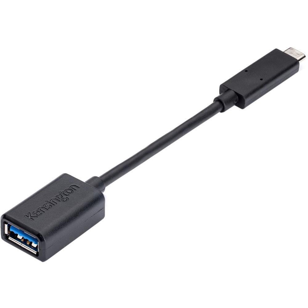 Kensington USB 3.1 Gen 1 Type-C Male to USB Type-A Female Adapter