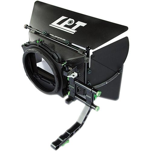 LanParte MB-02 4 x 5.65" Rod-Mounted Swing-Away Matte Box for 15mm Rods
