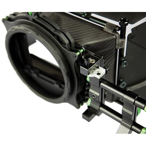 LanParte MB-02 4 x 5.65" Rod-Mounted Swing-Away Matte Box for 15mm Rods