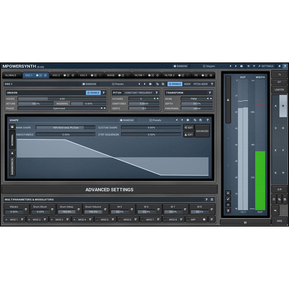MeldaProduction MPowerSynth - Virtual Synthesizer