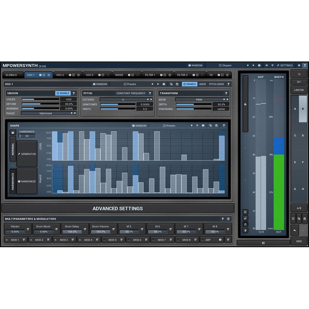 MeldaProduction MPowerSynth - Virtual Synthesizer