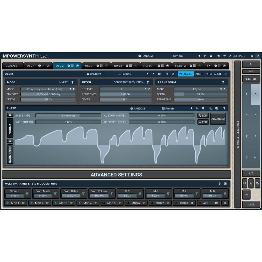 MeldaProduction MPowerSynth - Virtual Synthesizer