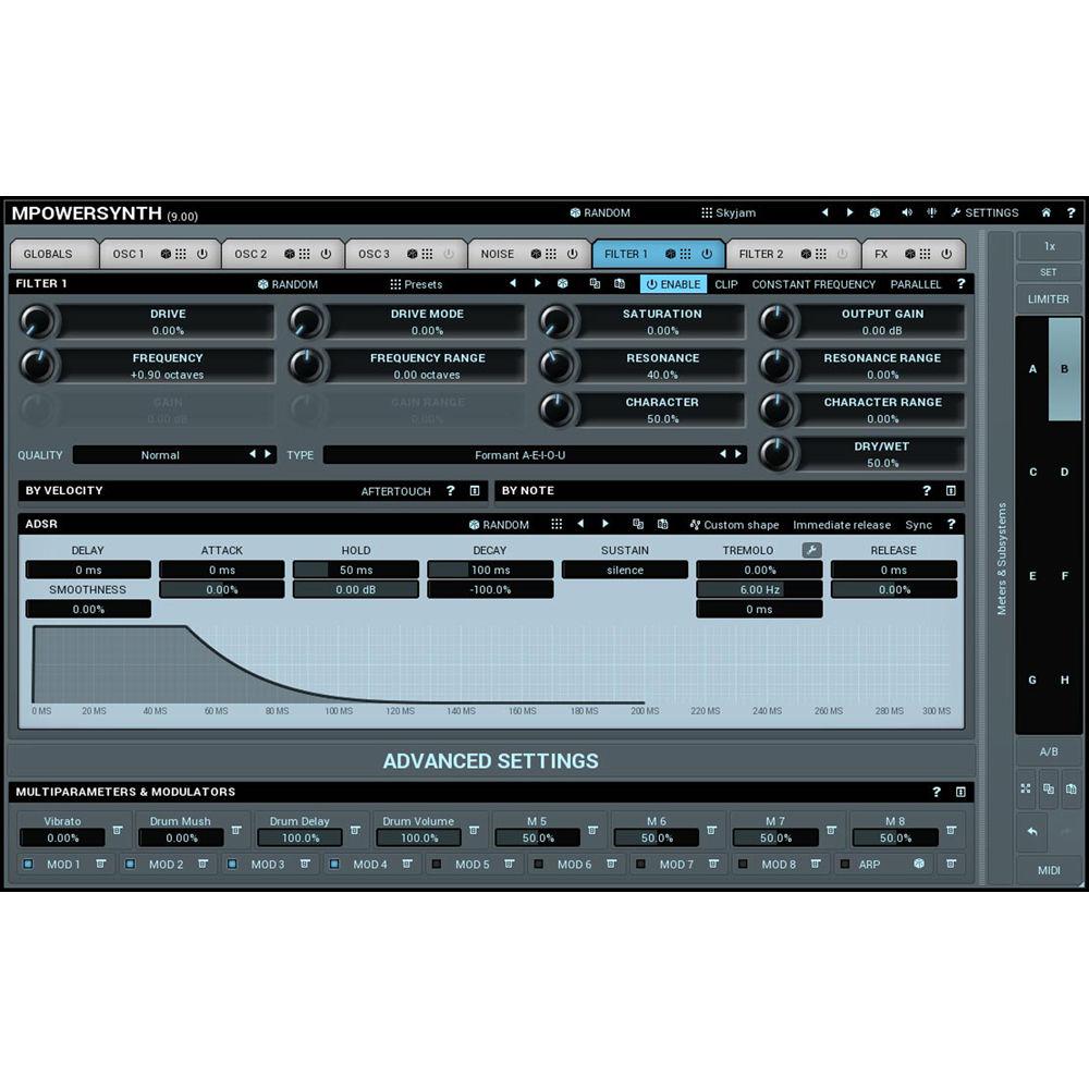 MeldaProduction MPowerSynth - Virtual Synthesizer