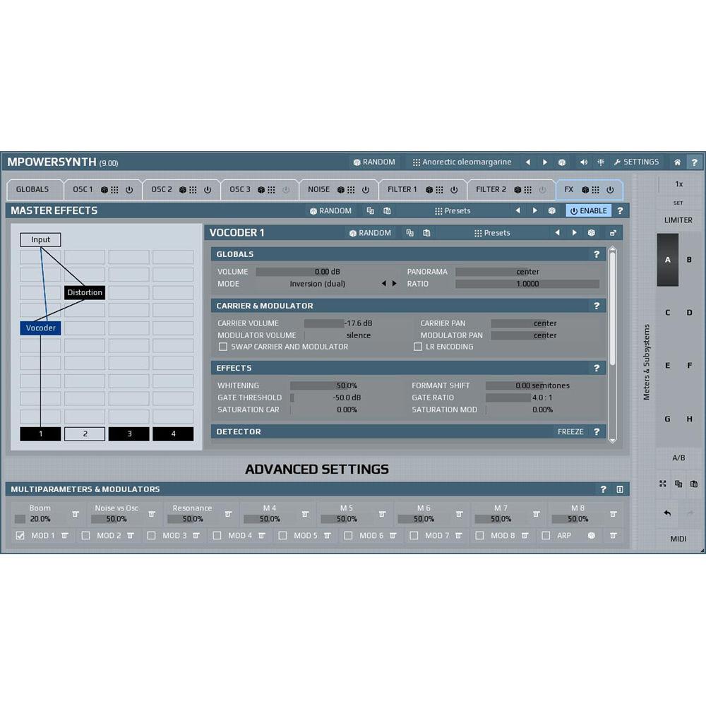 MeldaProduction MPowerSynth - Virtual Synthesizer