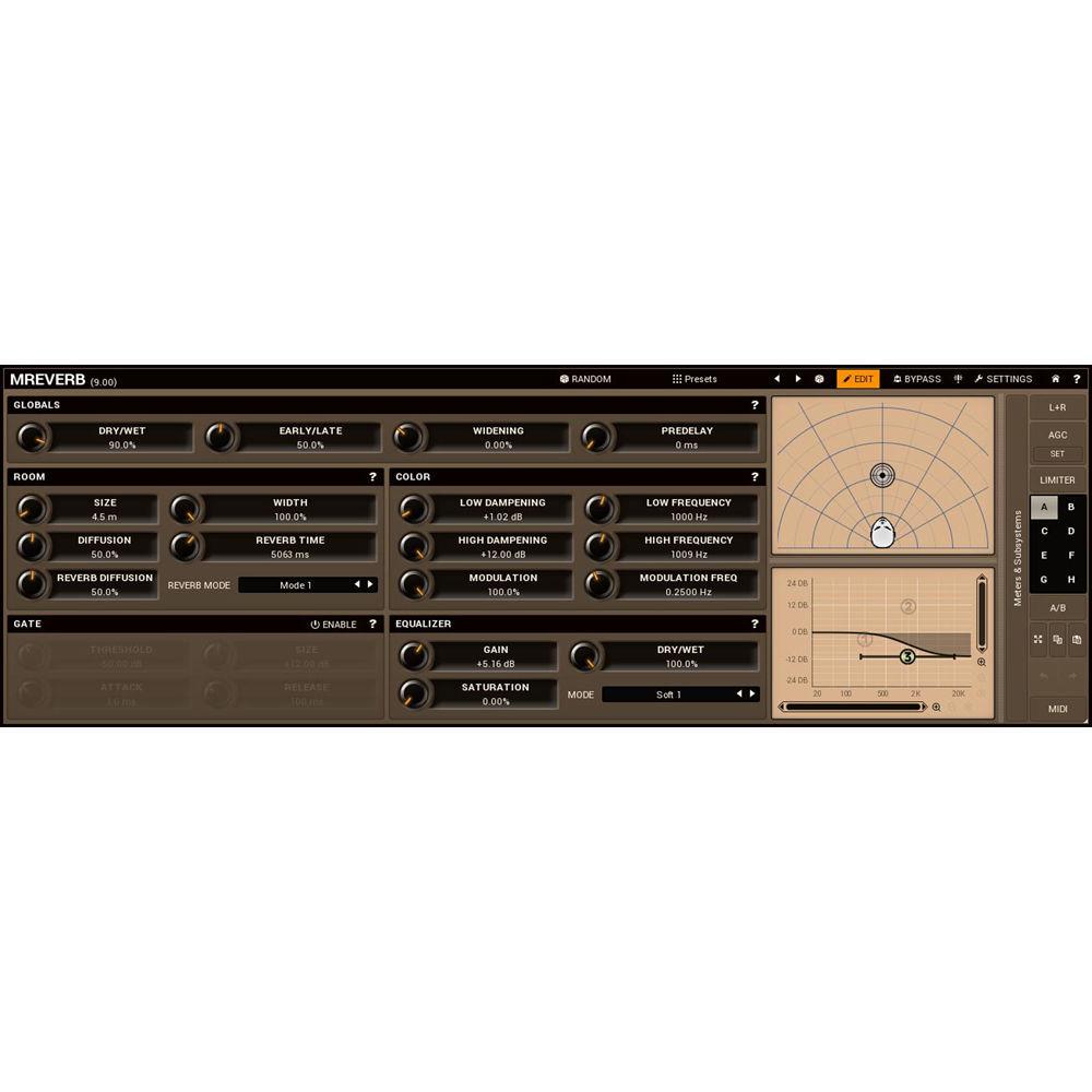 MeldaProduction MReverb - Reverb Plug-In