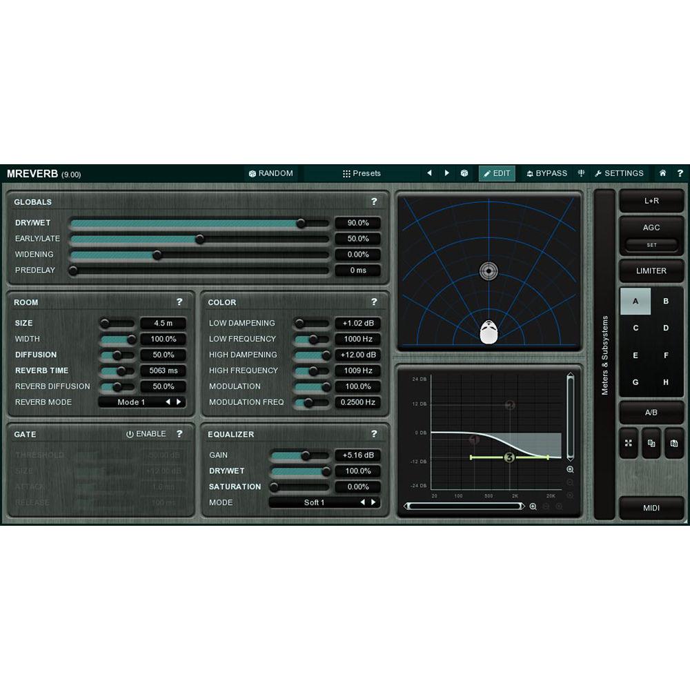 MeldaProduction MReverb - Reverb Plug-In