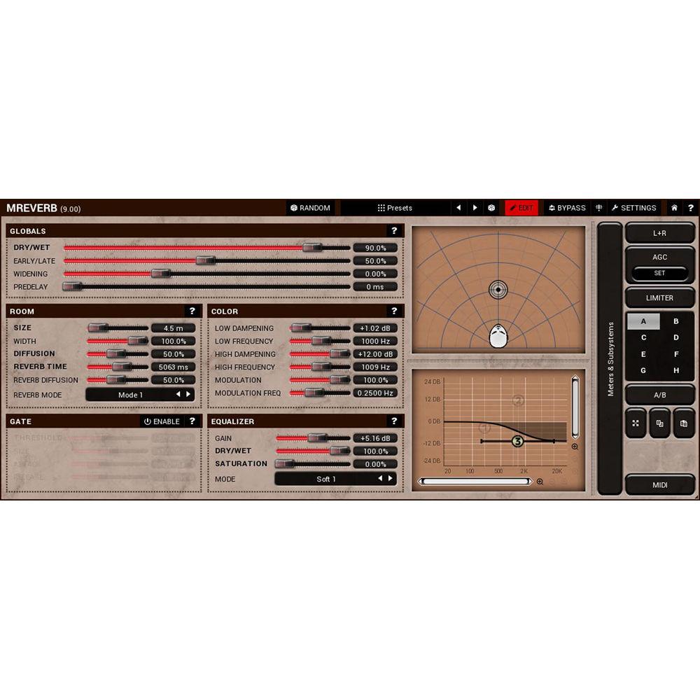 MeldaProduction MReverb - Reverb Plug-In