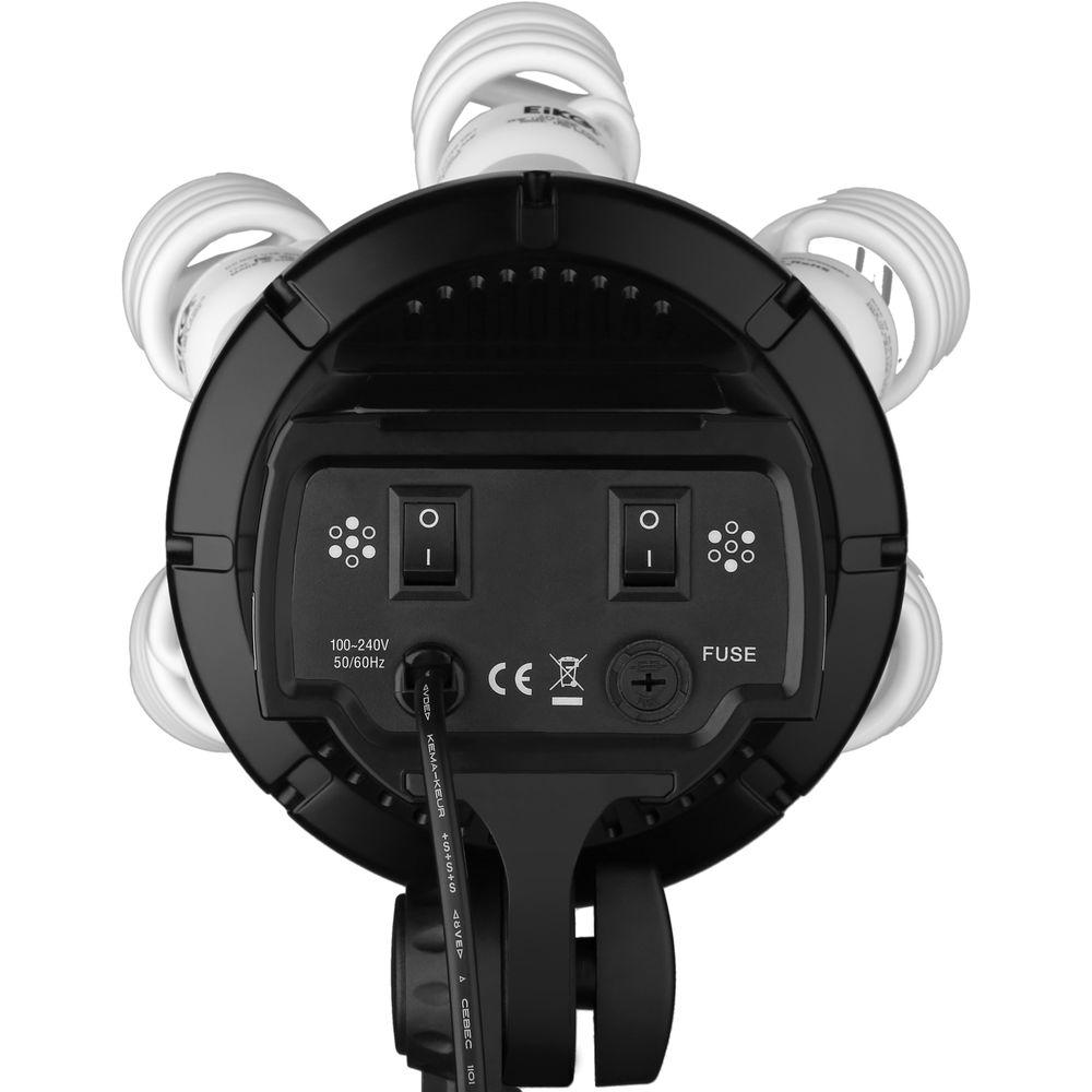 Raya Octa Fluorescent 7-Socket Fixture 2-Light Softbox Kit