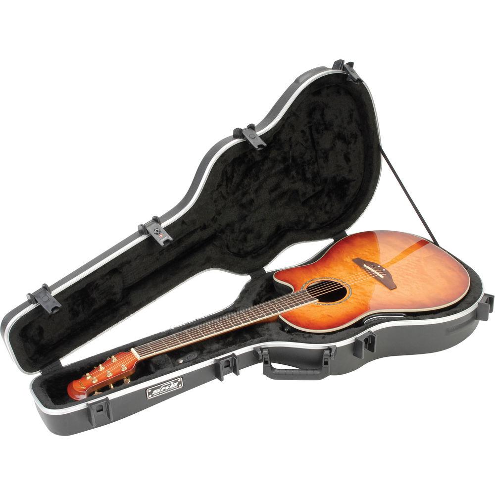 SKB Shallow Acoustic Roundback Shaped Hardshell Case