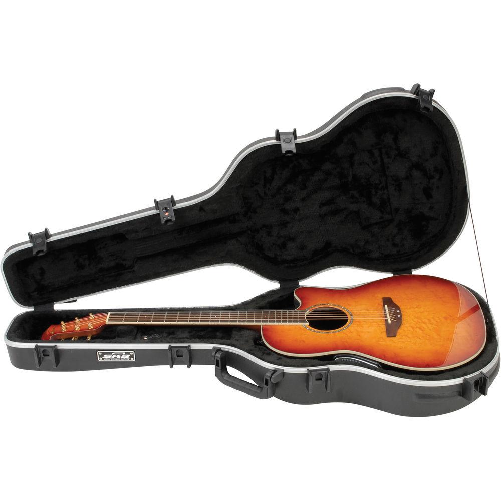 SKB Shallow Acoustic Roundback Shaped Hardshell Case