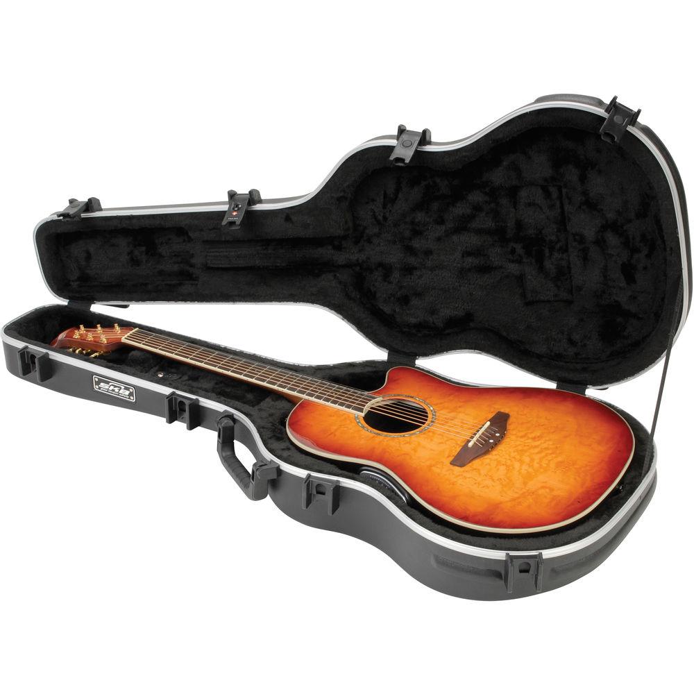 SKB Shallow Acoustic Roundback Shaped Hardshell Case