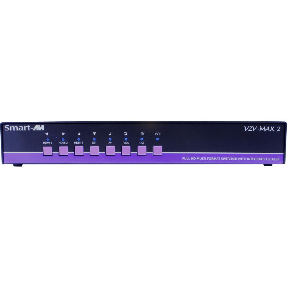 Smart-AVI V2V-MAX-2 Full HD Automatic Switcher with Integrated Scaler