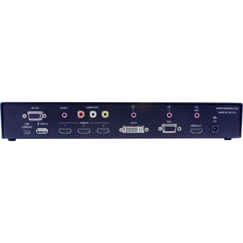 Smart-AVI V2V-MAX-2 Full HD Automatic Switcher with Integrated Scaler