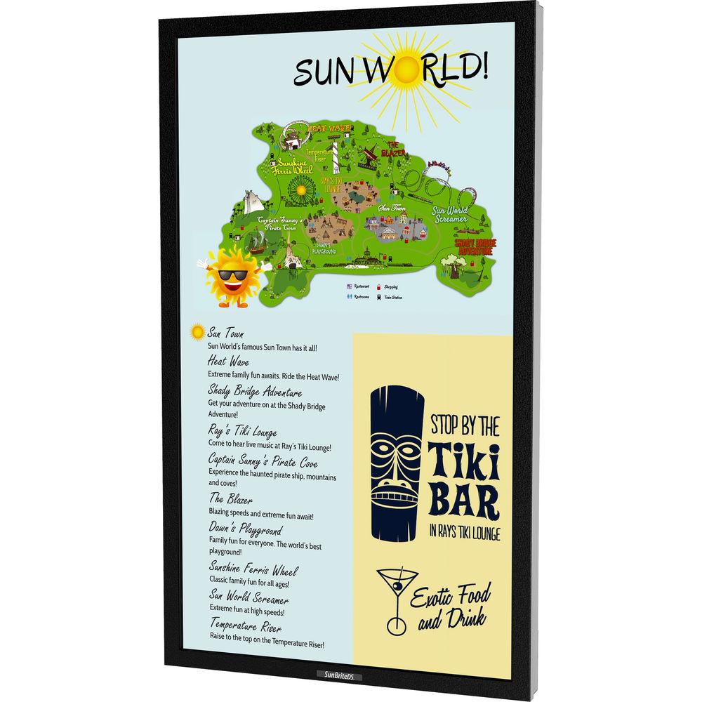 SunBriteTV Marquee Series 55" Outdoor Portrait Mode Digital Signage