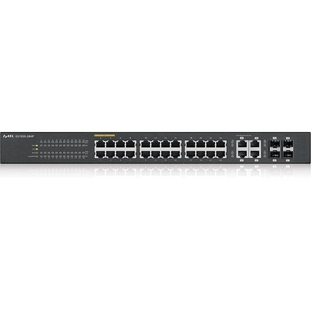 ZyXEL GS1920-24HP 24-Port GbE Smart Managed PoE Switch