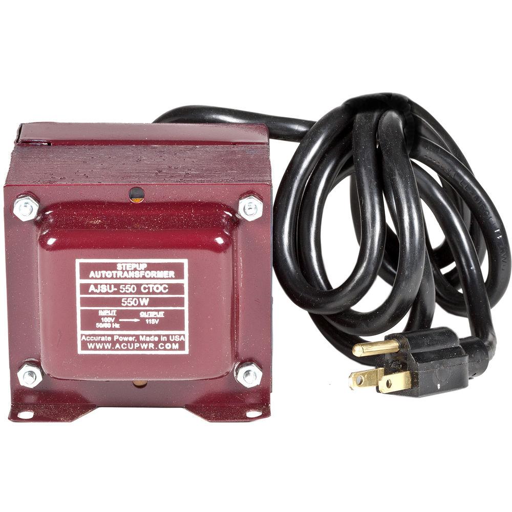 ACUPWR 550W Step-Up Transformer for 127-130V Appliances