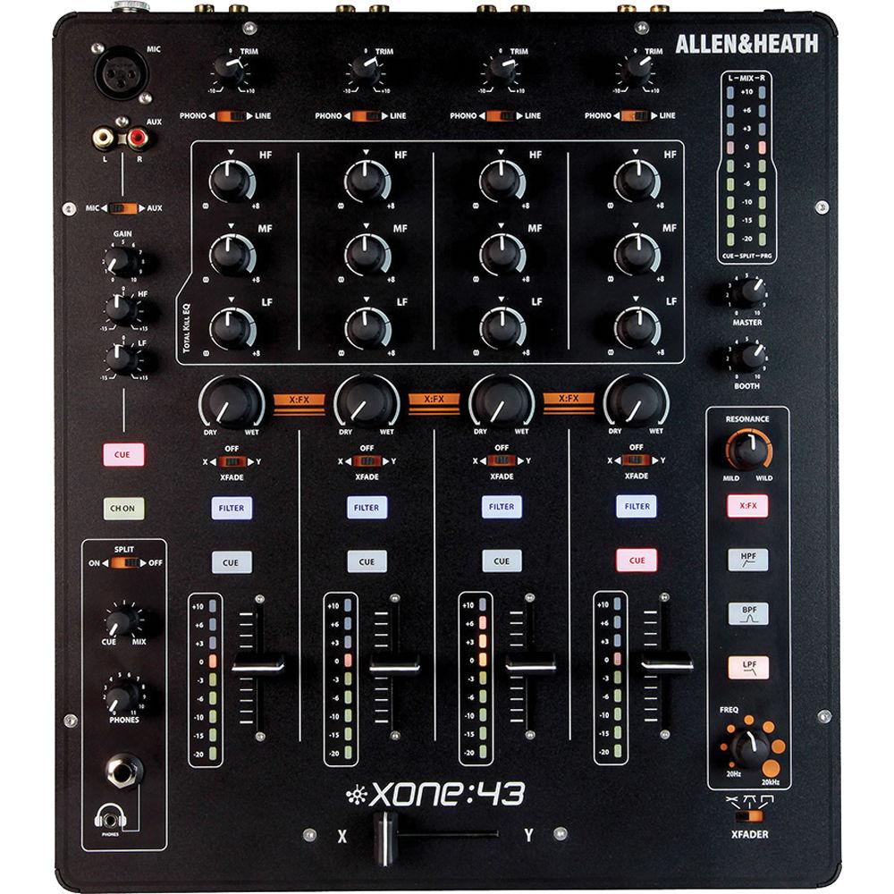 Allen & Heath XONE:43 - 4 1 Channel Analog DJ Mixer