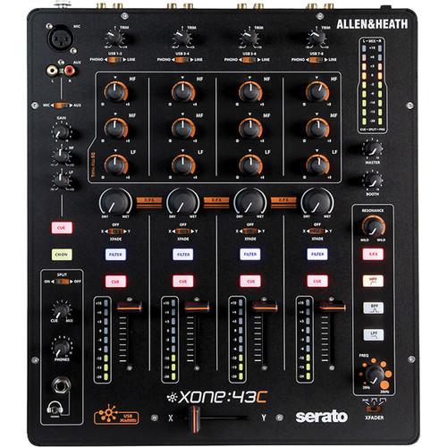 Allen & Heath XONE:43C - 4 1 Channel DJ Mixer with Soundcard