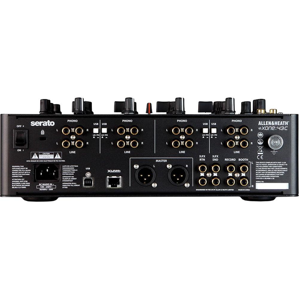 Allen & Heath XONE:43C - 4 1 Channel DJ Mixer with Soundcard