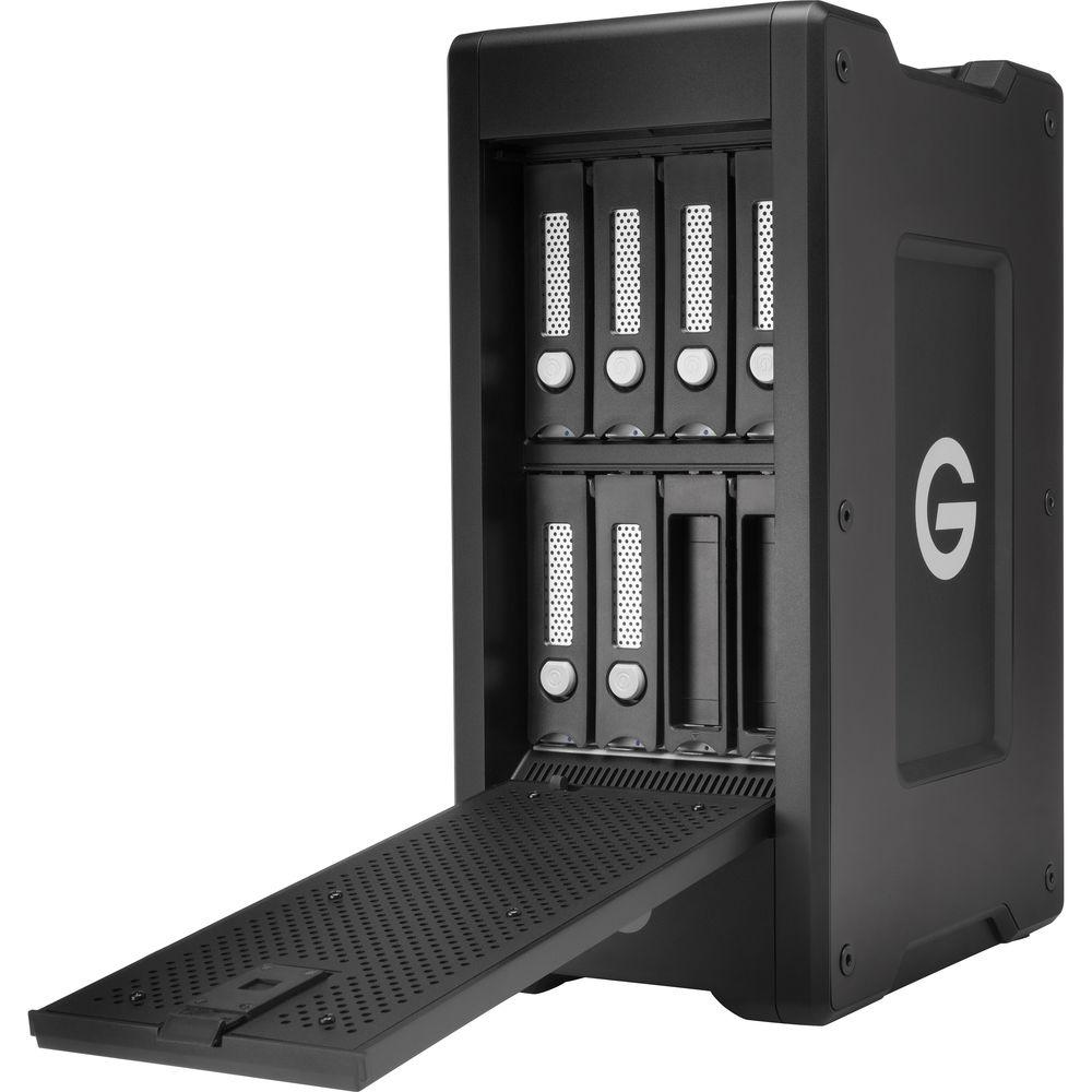G-Technology G-SPEED Shuttle XL 24TB 8-Bay Thunderbolt 2 RAID Array with Two ev Bay Adapters