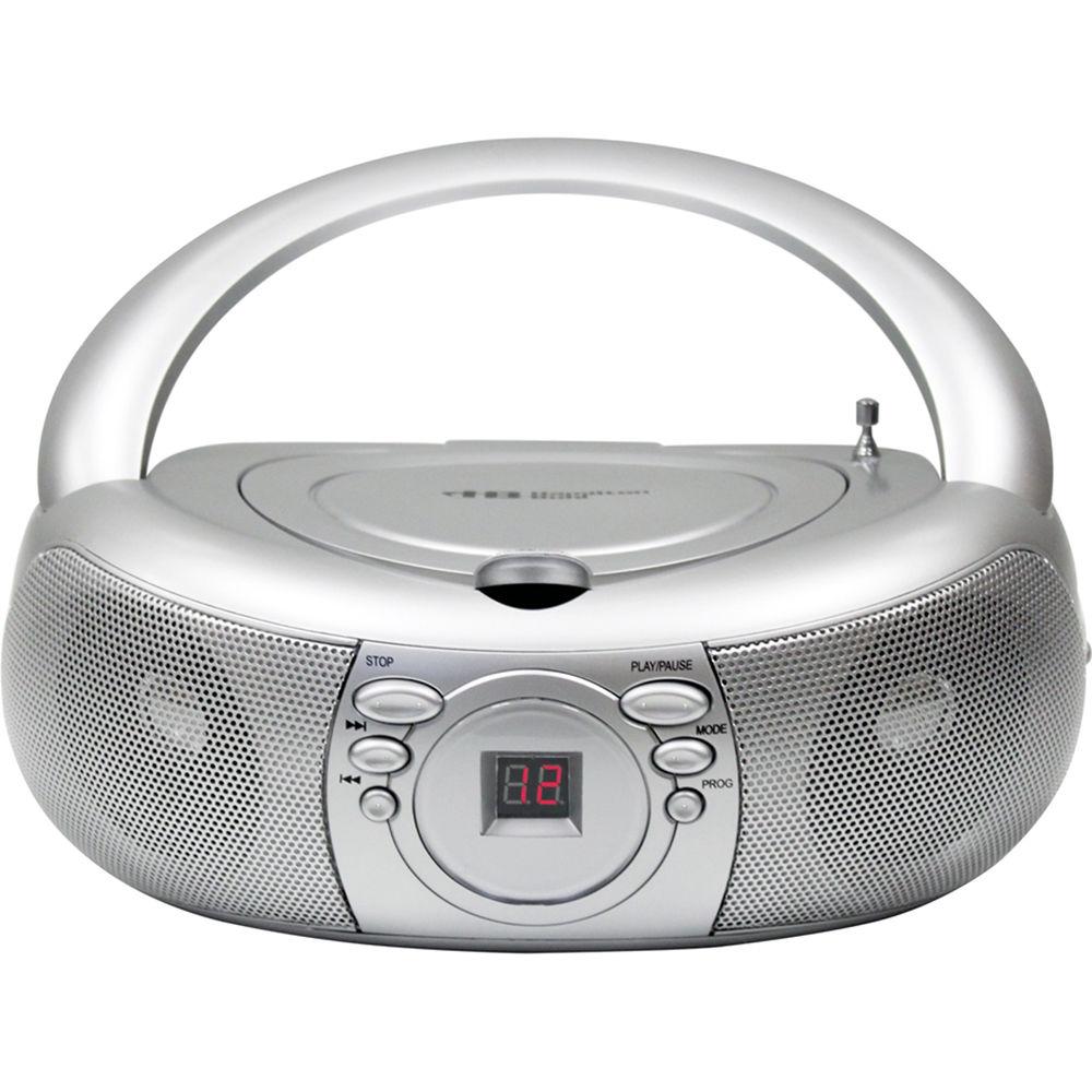 HamiltonBuhl Six-Station Basic CD AM-FM Listening Center with Carry Box