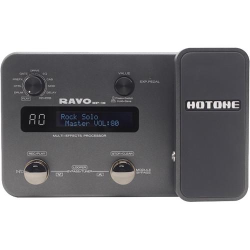 Hotone Ravo MP-10 Multi-Effects Processor with USB Interface, Drum Machine & Phrase Looper