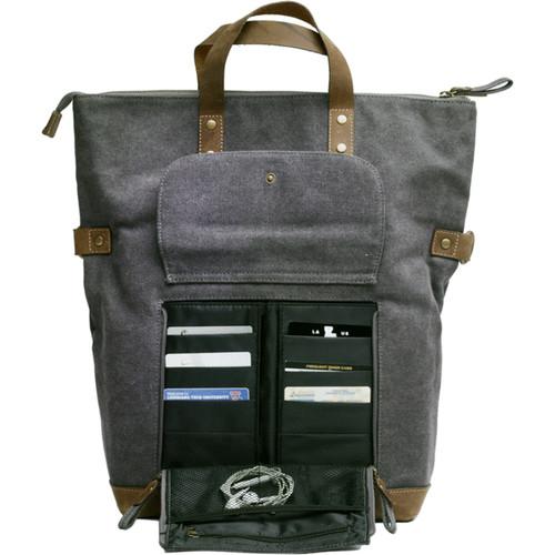 Kelly Moore Bag Collins Canvas & Leather Shoulder Bag with Removable Insert