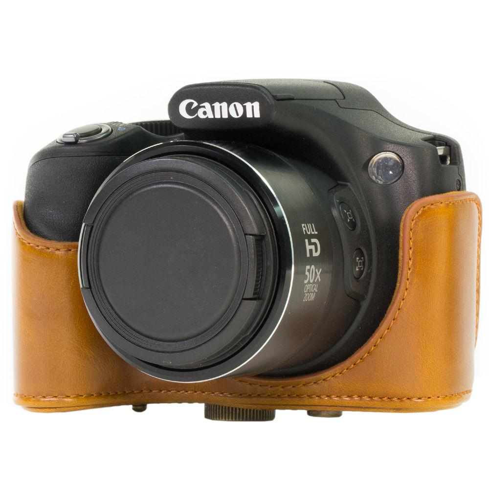 MegaGear Ever Ready  Leather Camera Case for Canon Powershot SX540 HS or SX530 HS