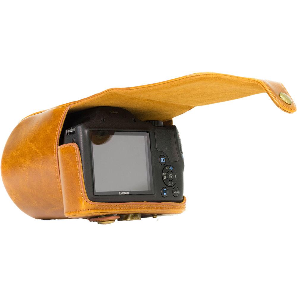 MegaGear Ever Ready  Leather Camera Case for Canon Powershot SX540 HS or SX530 HS