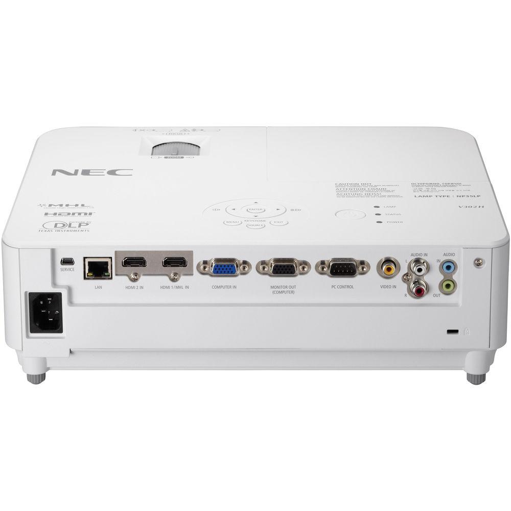 NEC V Series NP-V302H 3000-Lumen Full HD DLP Projector