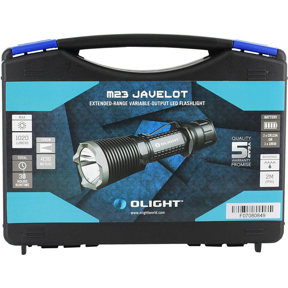 Olight M23 Javelot Black Bezel LED Flashlight