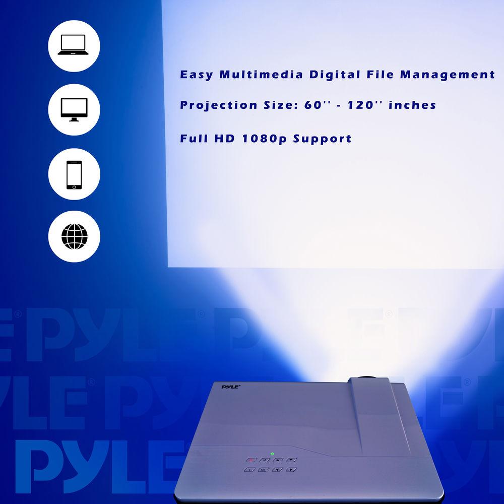 Pyle Pro PRJD903 2000-Lumen LCD Projector