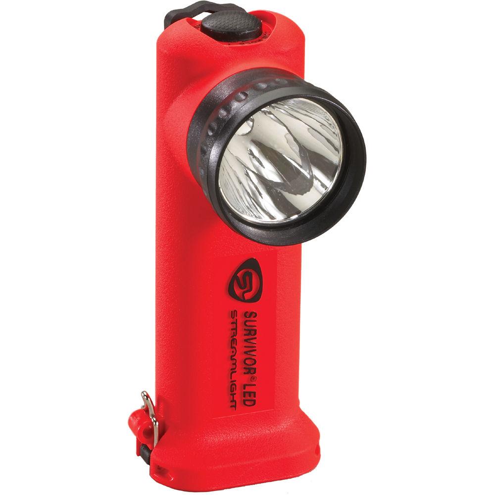 Streamlight Survivor Right-Angle Alkaline LED Flashlight with Four AA Battery Pack