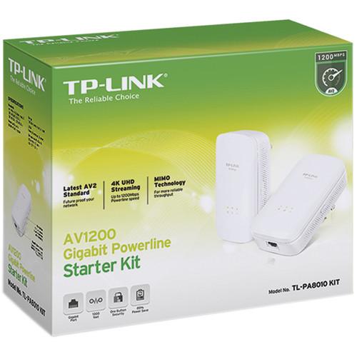 TP-Link TL-PA8010KIT HomePlug-AV1200 Gigabit Powerline Kit