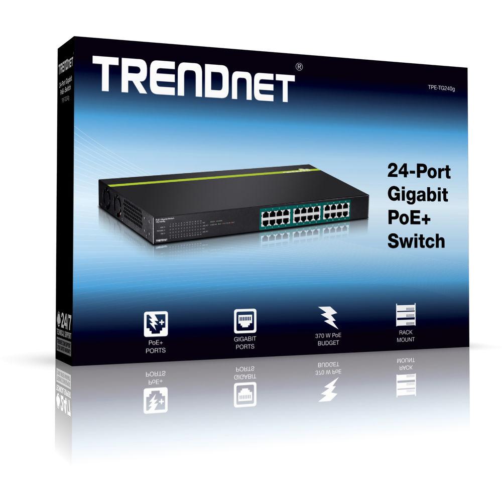 TRENDnet TPE-TG240G 24-Port Gigabit PoE Switch
