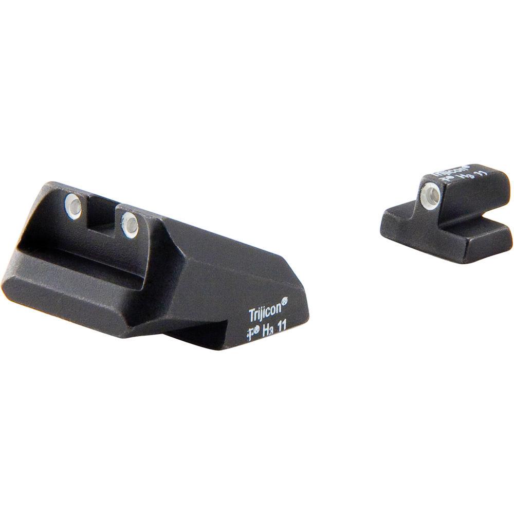 Trijicon S&W Novak .40 .45 10mm 3 Dot Bright & Tough Night Sight Set