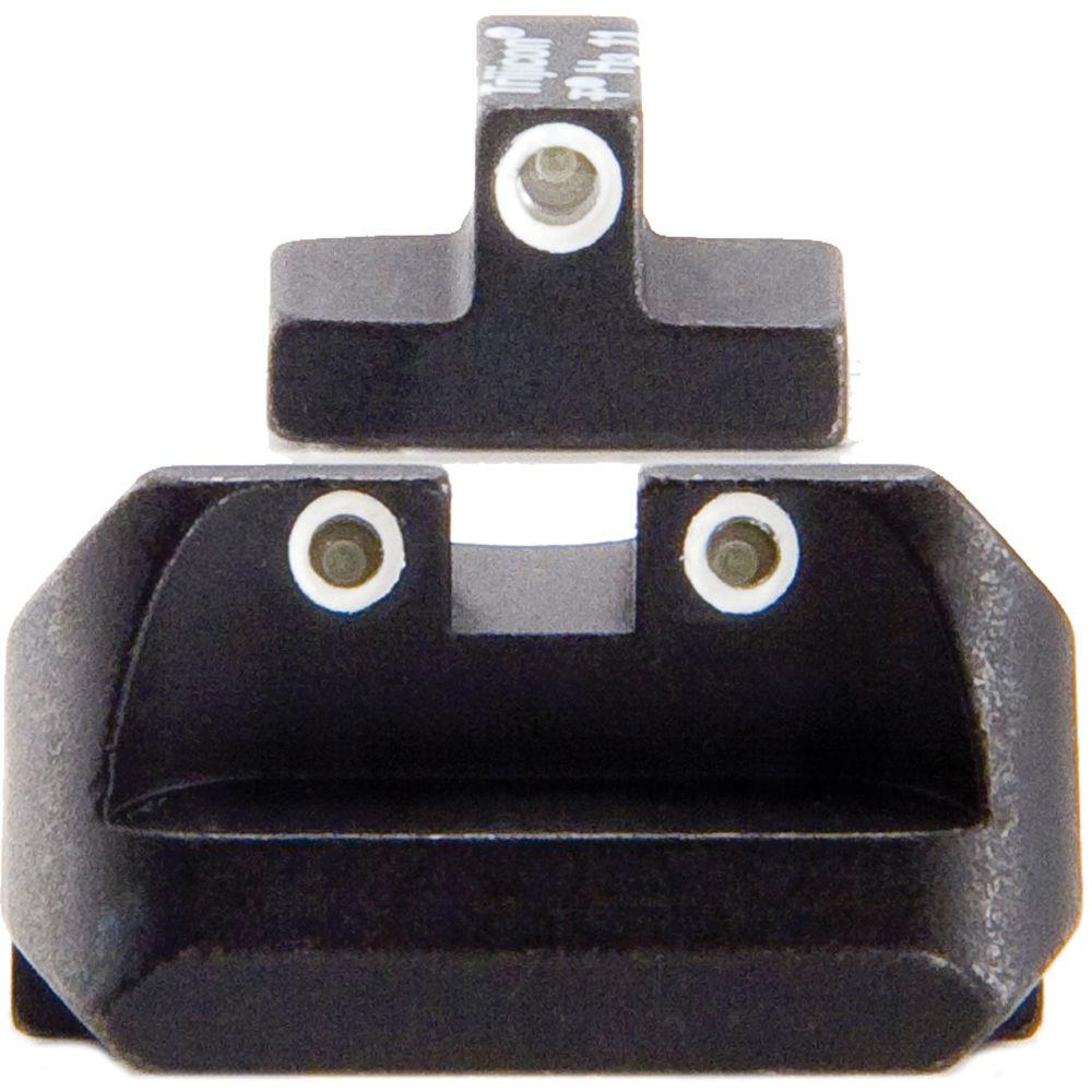 Trijicon S&W Novak .40 .45 10mm 3 Dot Bright & Tough Night Sight Set