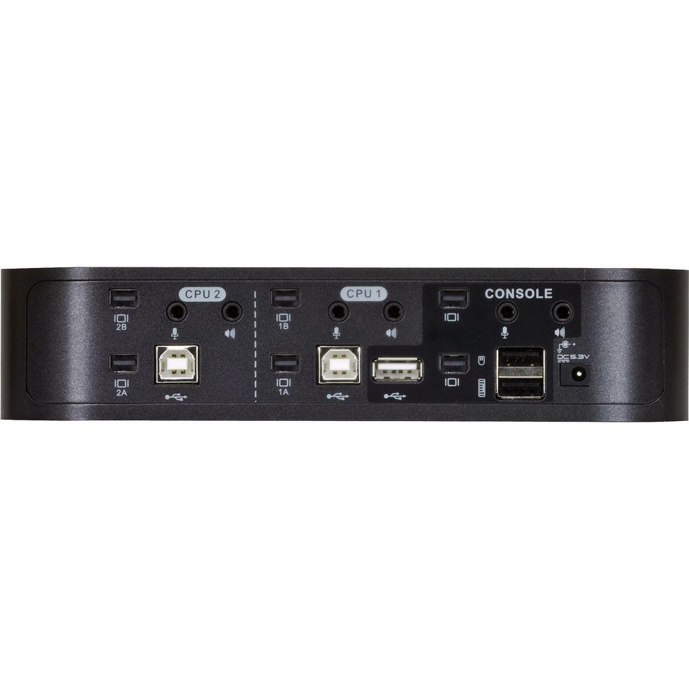 ATEN 4-port USB 2.0 Dual View Mini DisplayPort KVMP Switch