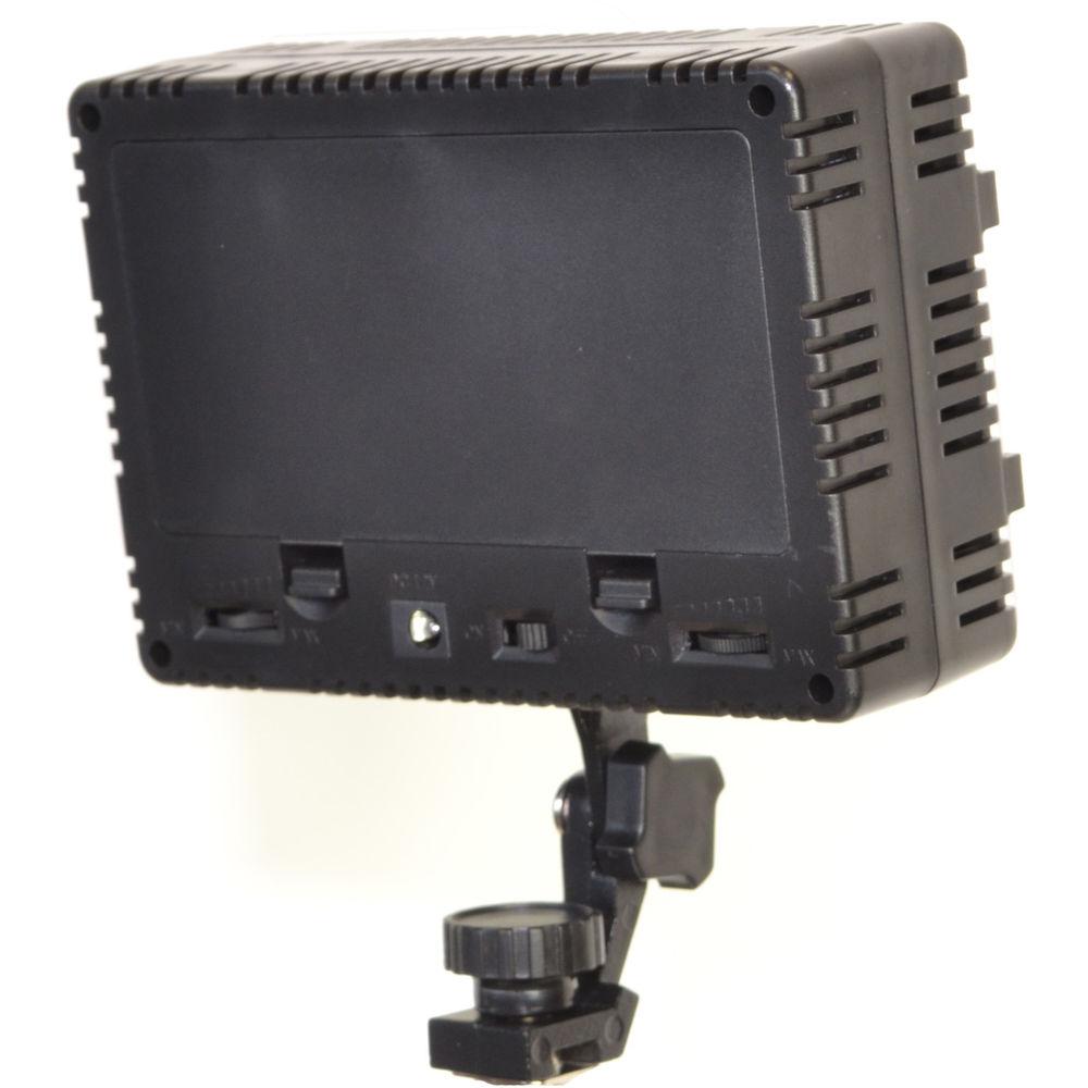 Bescor LED-125 Daylight Studio 2-Light Battery Kit