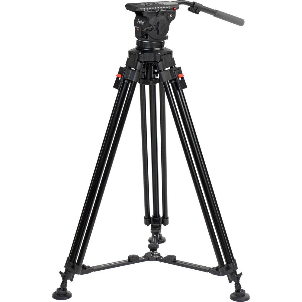 Cartoni Focus 12 Fluid Head with A302 Tripod Legs & Mid-Spreader