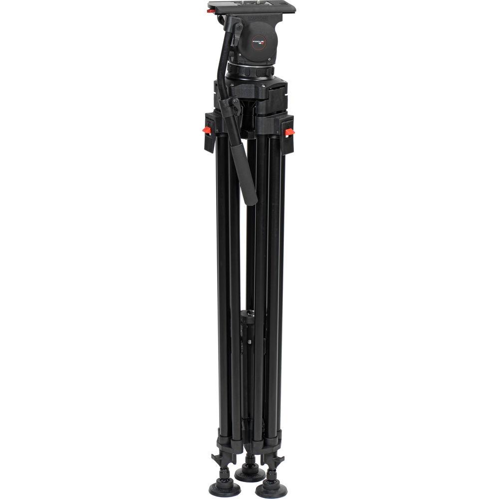 Cartoni Focus 12 Fluid Head with A302 Tripod Legs & Mid-Spreader