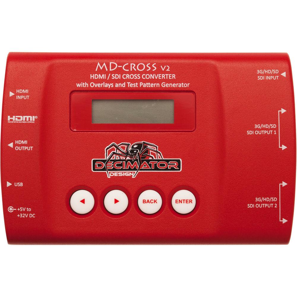 DECIMATOR MD-Cross V2 Miniature HDMI SDI Cross Converter